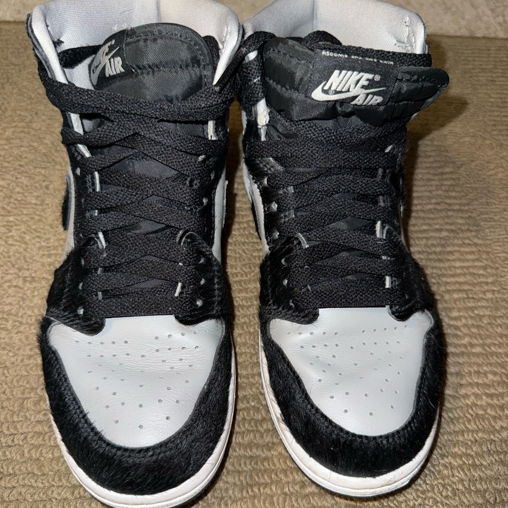 Nike Jordan 1 Retro High OG Twist 2.0 with black synthetic fur
